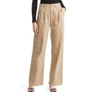NWT Pistola Ellery Sesame Khaki Color SIZE 28P pleated trousers